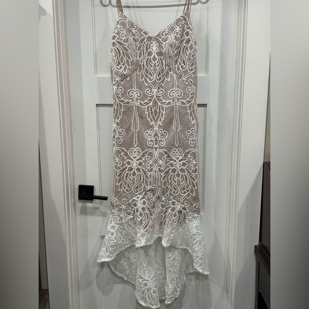 Chelsea White Lace Dress